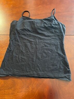 Express Best Loved Cami Black Slim Spaghetti-Strap Camisole Top